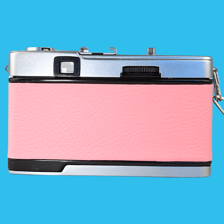 Olympus Trip 35 Pink Leather Point and Shoot 35mm Film Camera