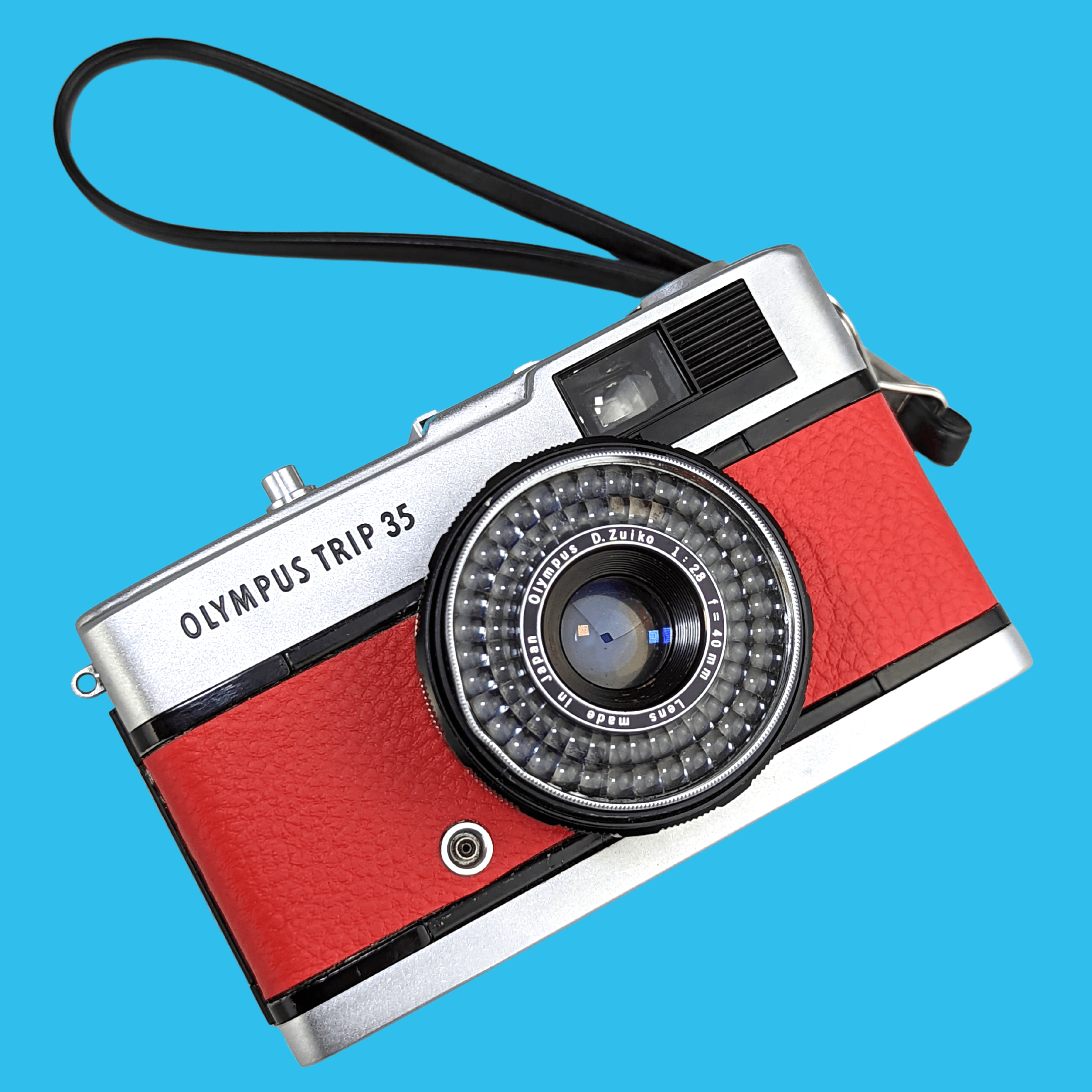 直売最安値 Olympus オリンパス TRIP 35 トリップ フィルムカメラ 赤