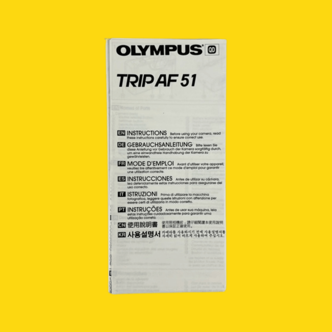 Olympus Trip AF 51 Original Instructions