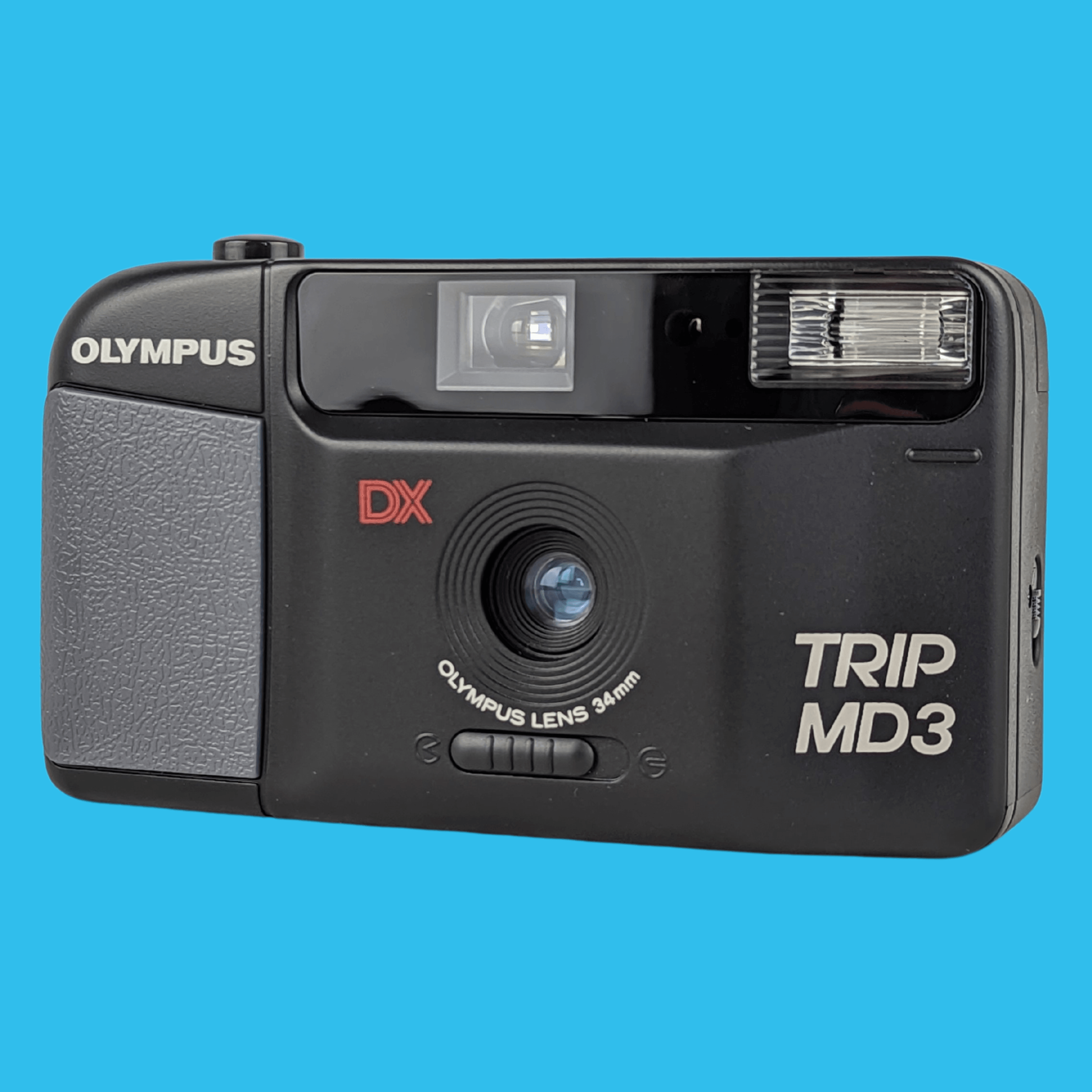 オリンパス トリップ MD3 ブラック 35mm フィルム カメラ ポイント アンド シュート – Film Camera Store