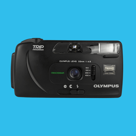 Olympus Trip Panorama 35mm Film Camera Point and Shoot