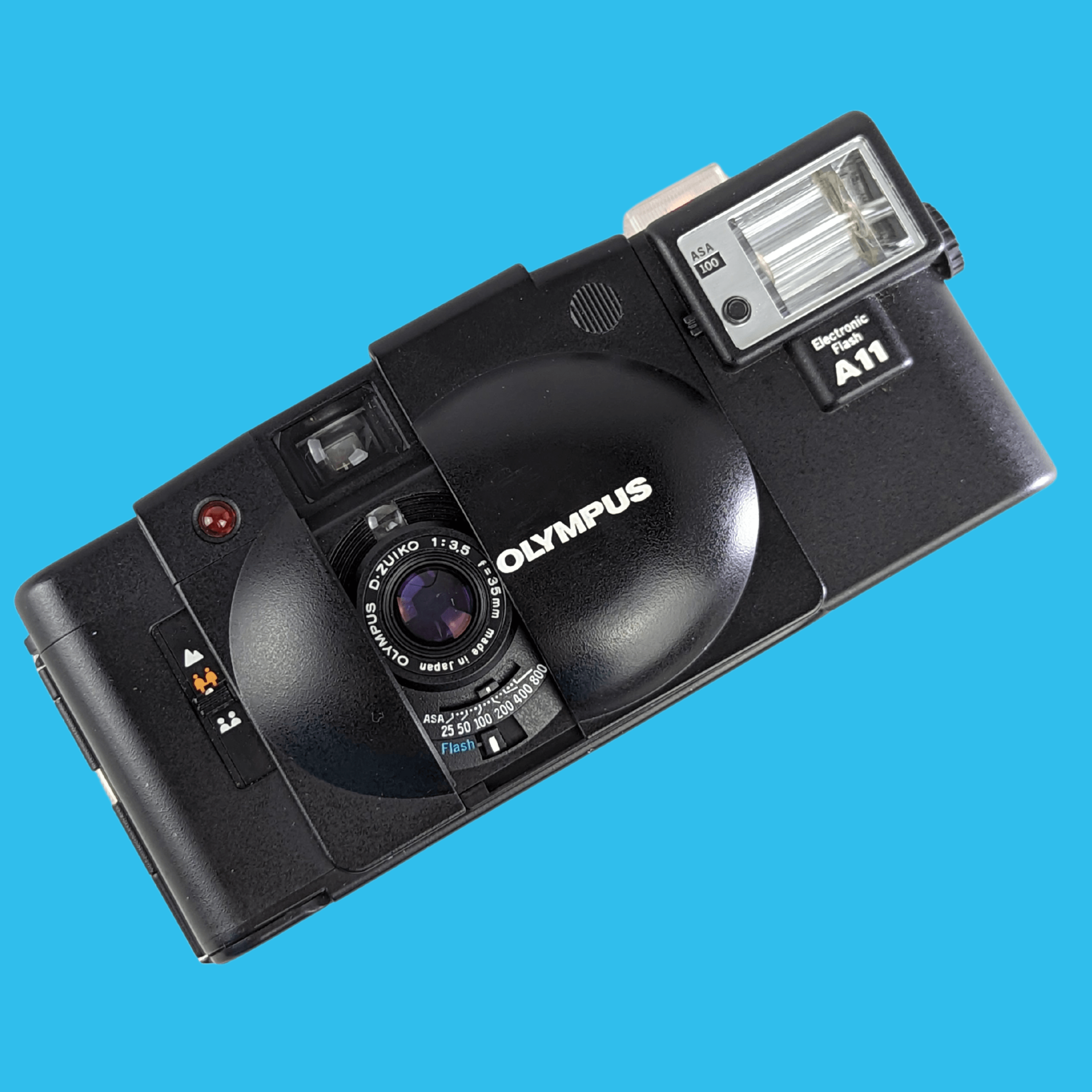 Olympus XA + A11 オリンパス フィルム コンパクトカメラ - フィルムカメラ