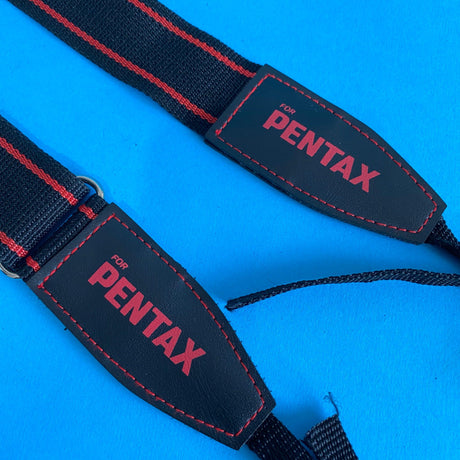 Original Pentax Black & Red SLR Camera Strap