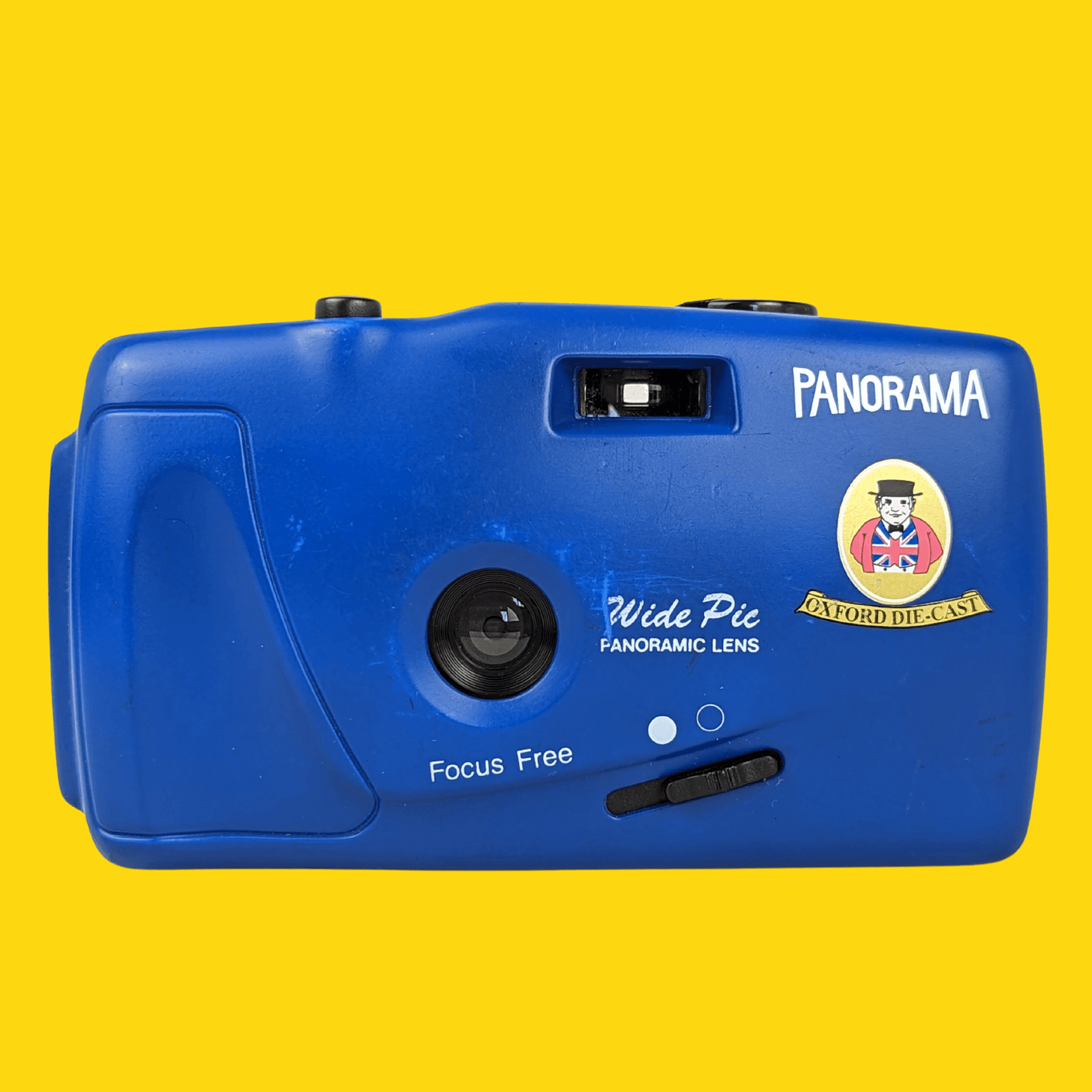 Panorama 35mm Film Camera and 1 x Roll of 35mm Film - Blue