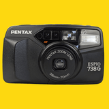 Pentax Espio 738G Black 35mm Film Camera Point and Shoot