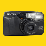 Pentax Espio 738G Black 35mm Film Camera Point and Shoot