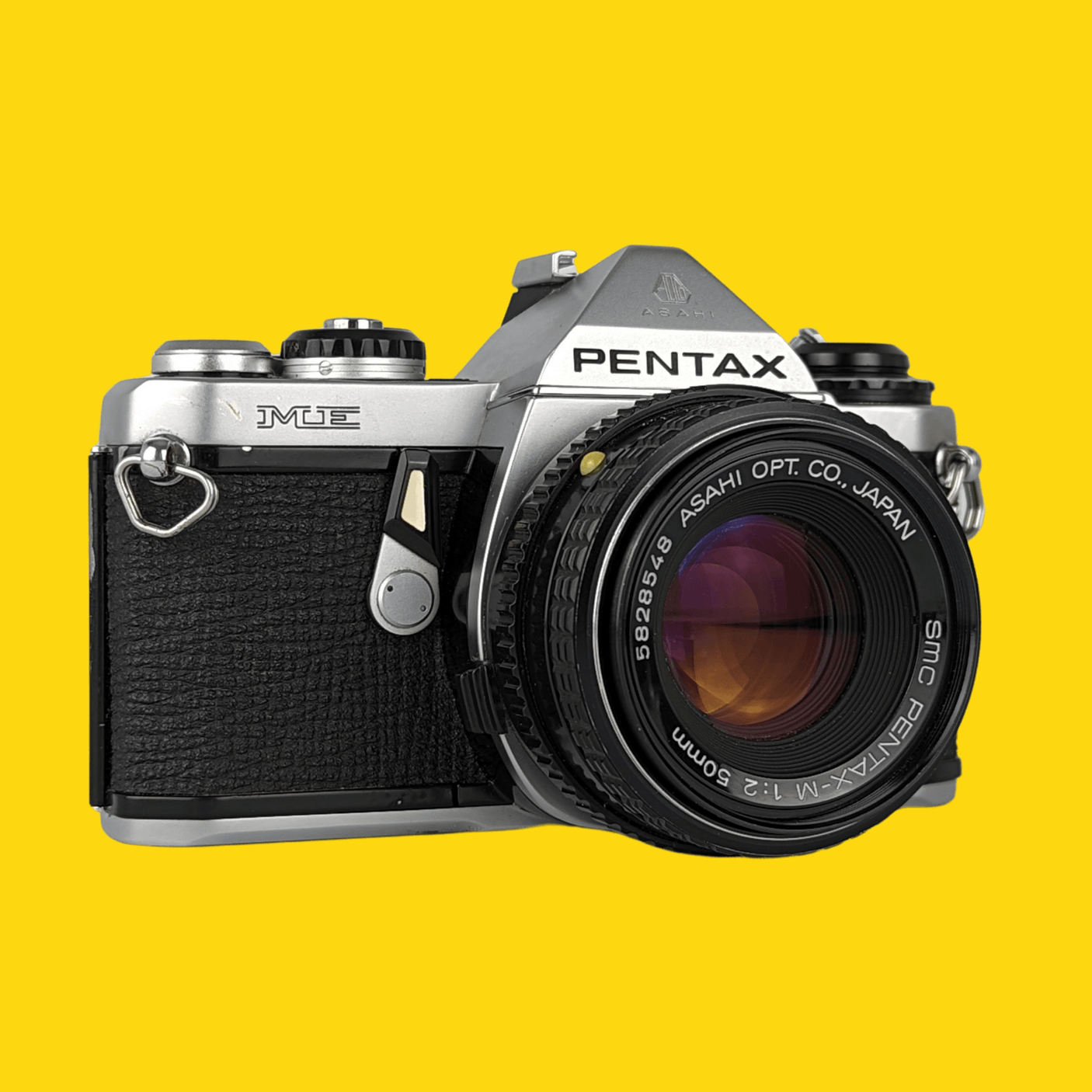 Pentax ME Vintage SLR 35mm Film Camera with f/1.2 50mm Prime Lens