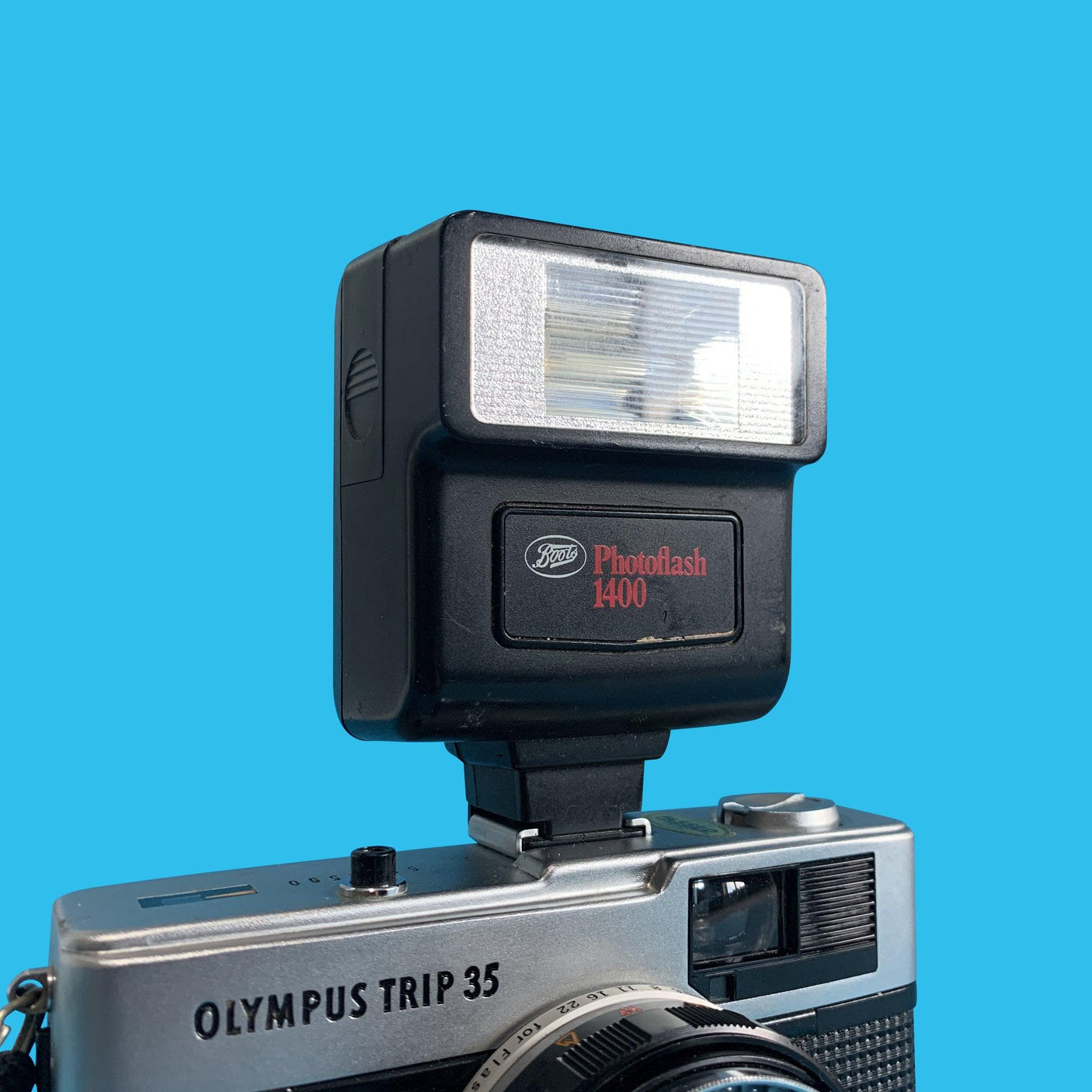 Photoflash 1400 External Flash Unit for 35mm Film Camera