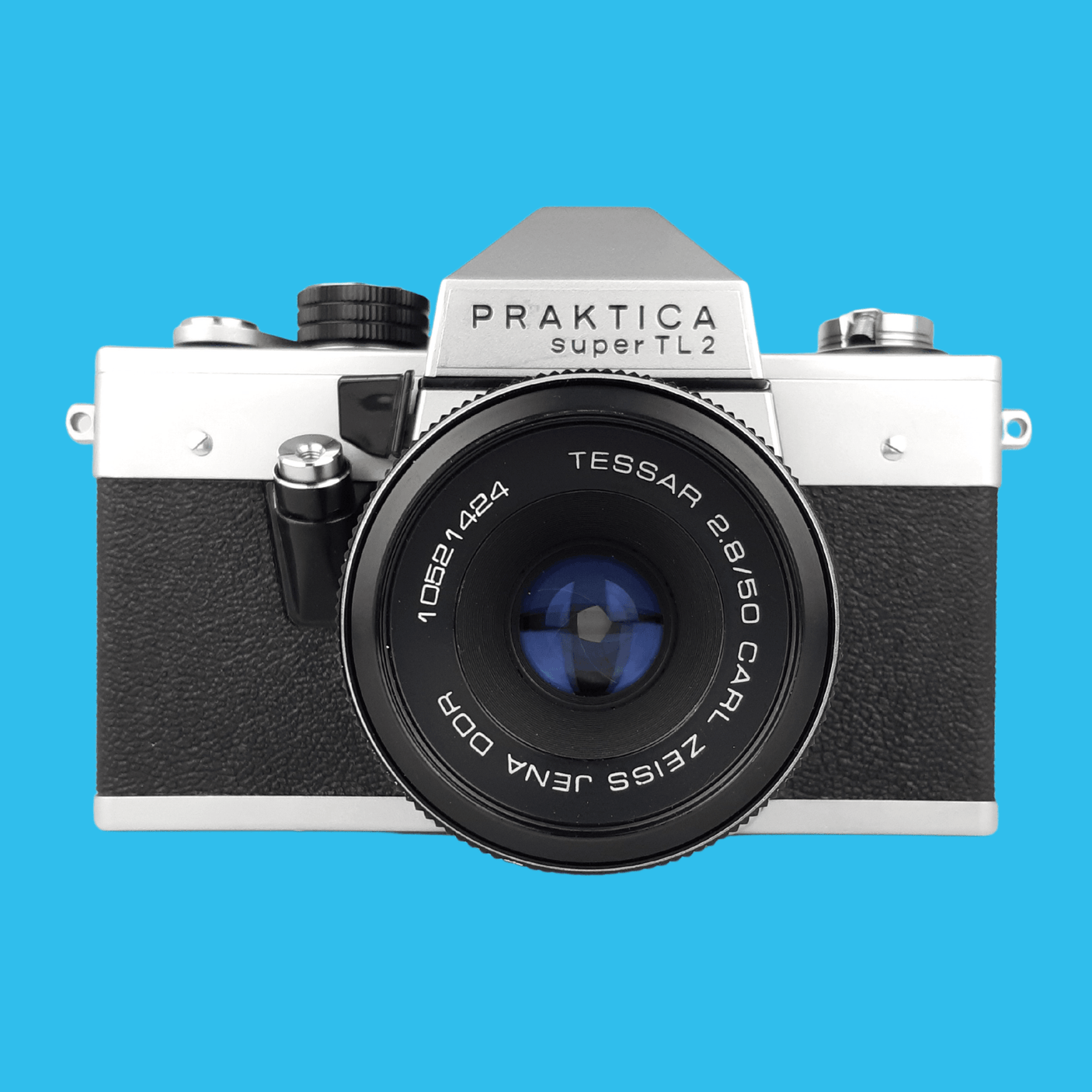 Praktica Vintage Metal 35mm SLR Film Camera with Prime Lens