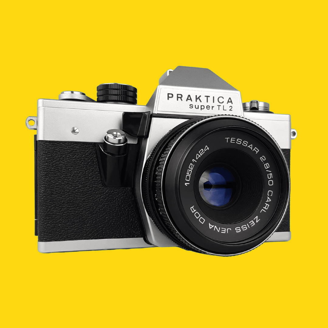 Praktica Vintage Metal 35mm SLR Film Camera with Prime Lens Film