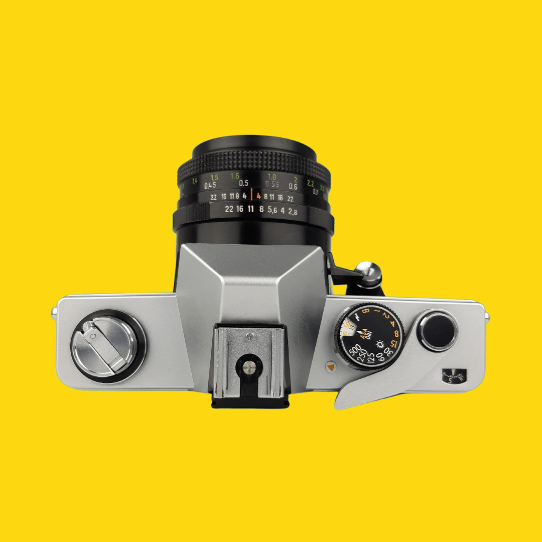 Praktica Vintage Metal 35mm SLR Film Camera with Prime Lens Film