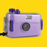 Purple Underwater Focus Free 35mm Point and Shoot Film Camera