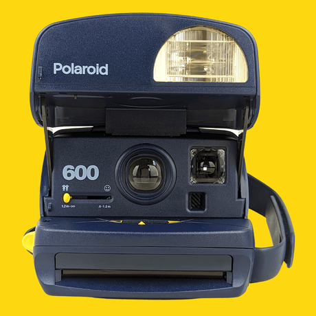 Retro Navy Polaroid 600 Instant Film Camera