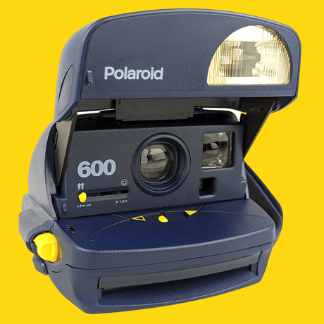 Retro Navy Polaroid 600 Instant Film Camera