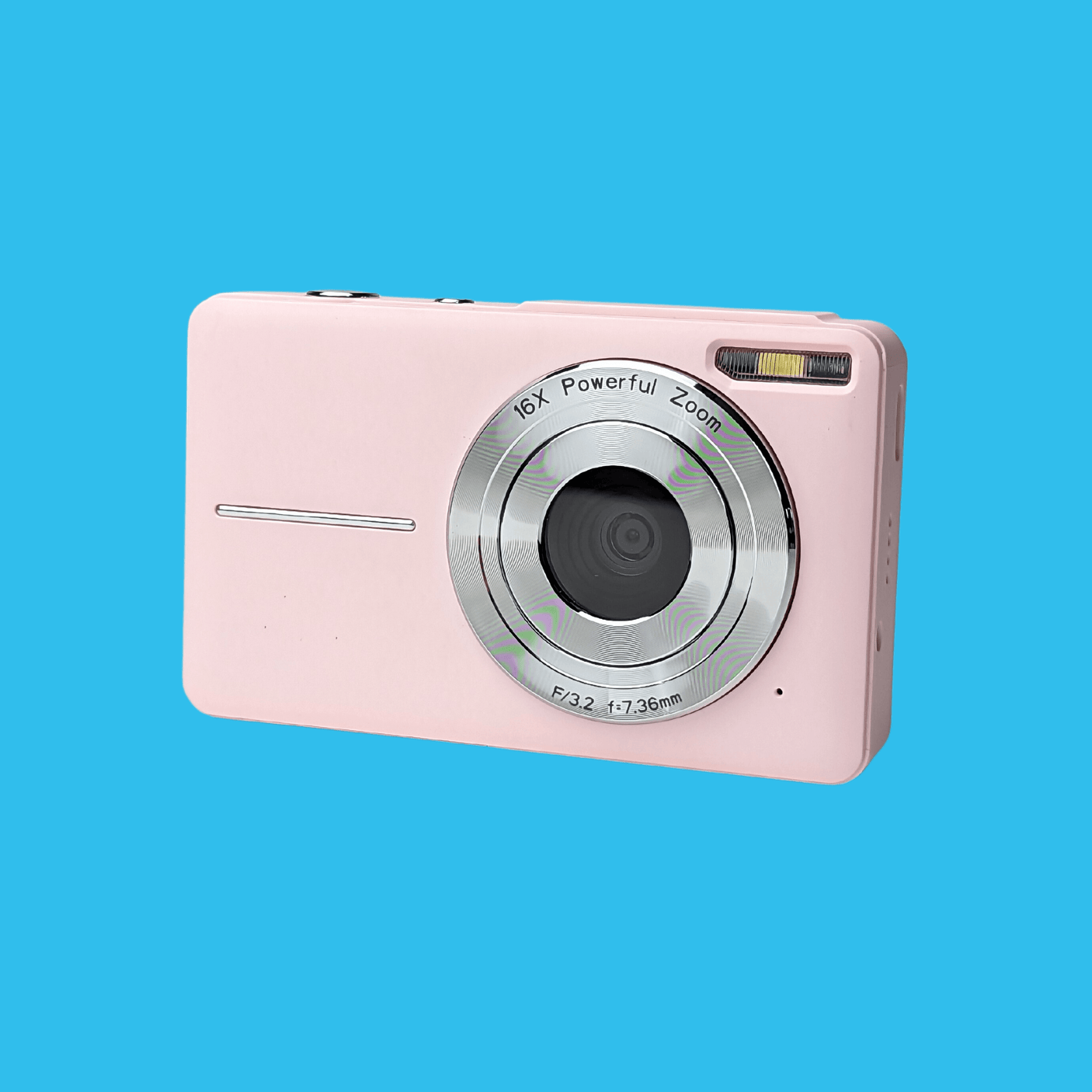 Retro Pink Compact Digital Camera - Digicam