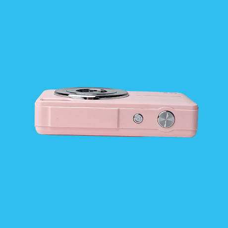 Retro Pink Compact Digital Camera - Digicam