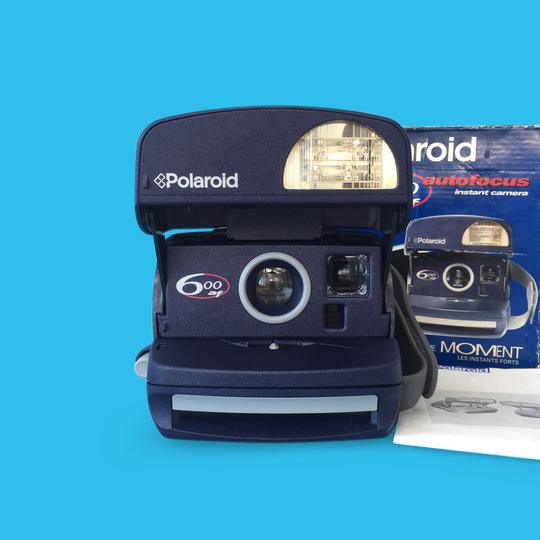 Retro Polaroid 600 AF Instant Film Camera with Original Box