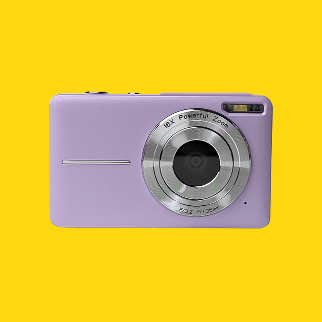 Retro Purple Compact Digital Camera - Digicam