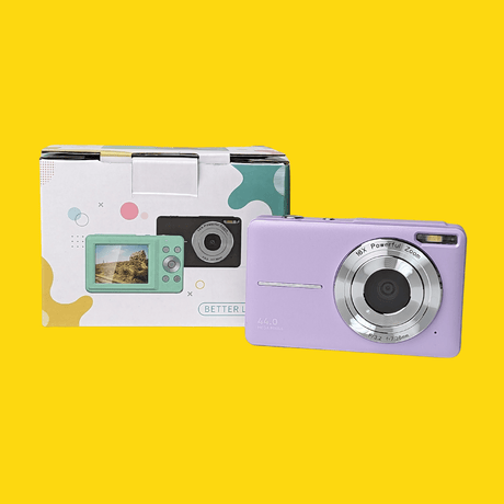 Retro Purple Compact Digital Camera - Digicam