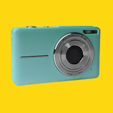 Retro Turquoise Compact Digital Camera - Digicam