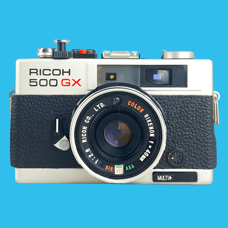 Ricoh 500GX Point And Shoot 35mm Film Camera With Rikenon 40mm F2.8 lens