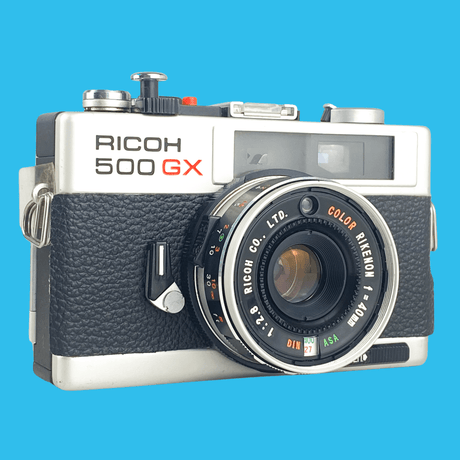 Ricoh 500GX Point And Shoot 35mm Film Camera With Rikenon 40mm F2.8 lens