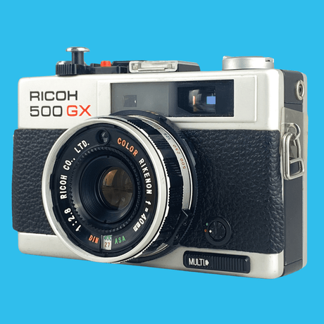 Ricoh 500GX Point And Shoot 35mm Film Camera With Rikenon 40mm F2.8 lens