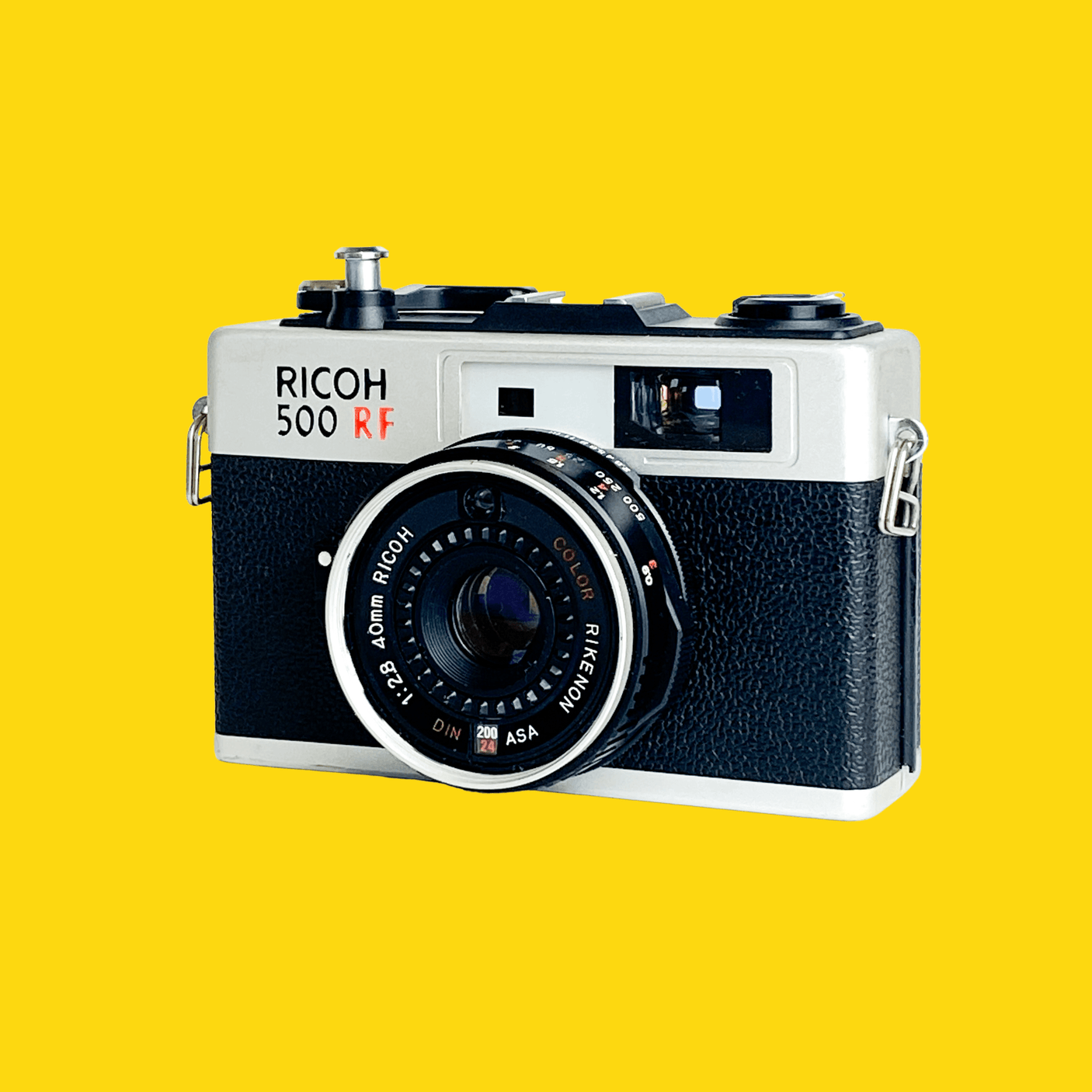 Ricoh 500RF Rangefinder 35mm Film Camera With Rikenon 40mm F2.8 lens