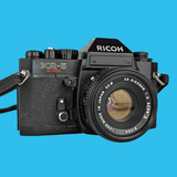 Ricoh KR-5 Super Vintage SLR 35mm Film Camera with 50mm Prime Lens