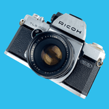 Ricoh TLS401 SLR 35mm Film Camera With Rikenon 50mm F1.7 Lens