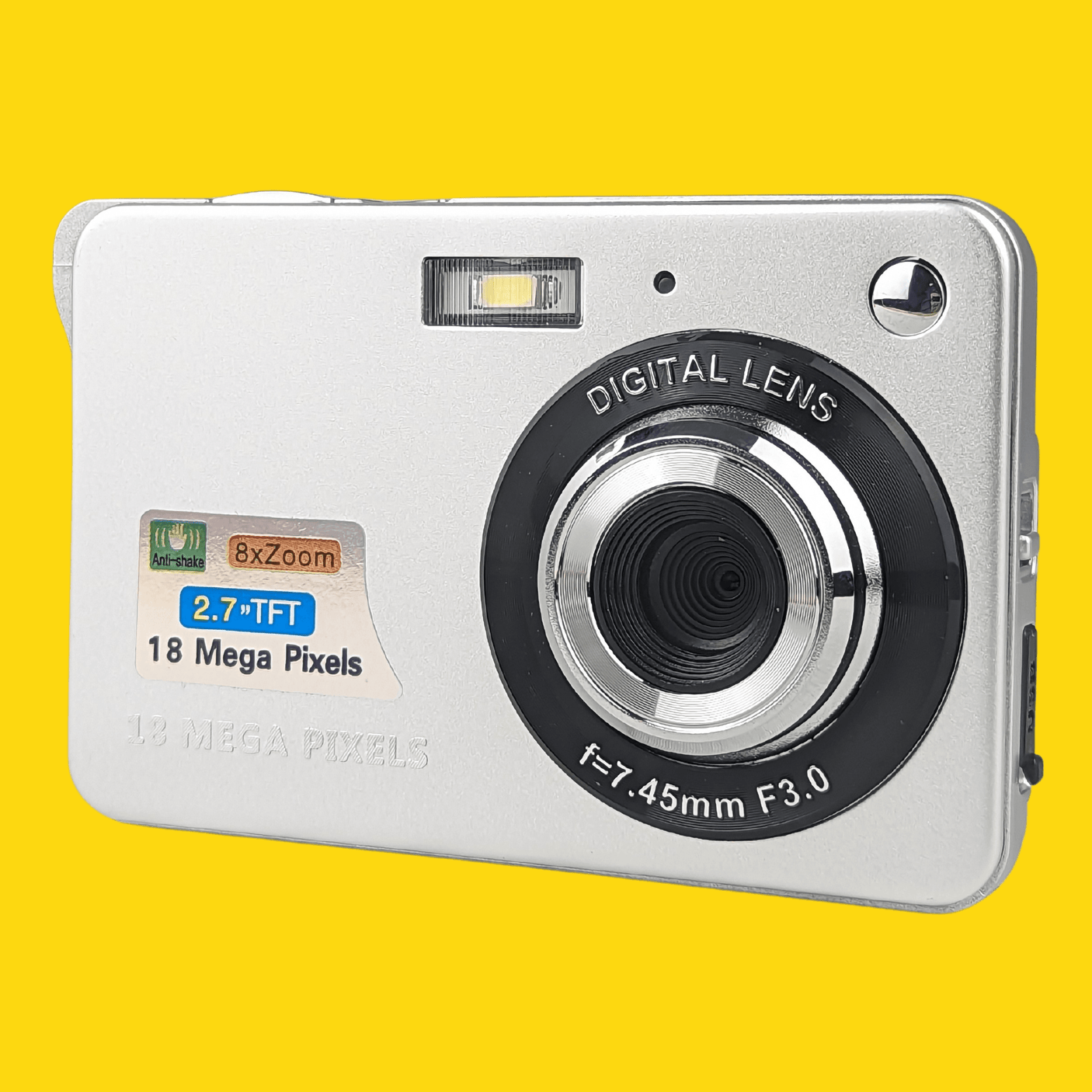 Silver 18MP Digital Camera - Digicam – Film Camera Store