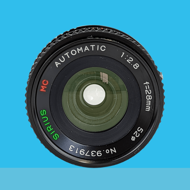 Sirius MC Automatic 28mm f/2.8 Camera Lens