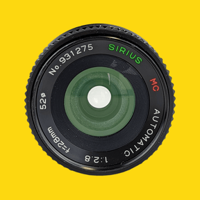 Sirius MC OM Mount 28mm f/2.8 Camera Lens