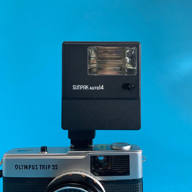 SUNPAK Auto 14 External Flash Unit for 35mm Film Camera