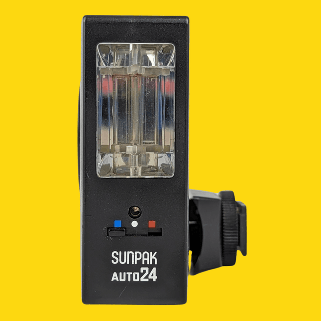 Sunpak Auto 24 External Flash Unit for 35mm Film Camera