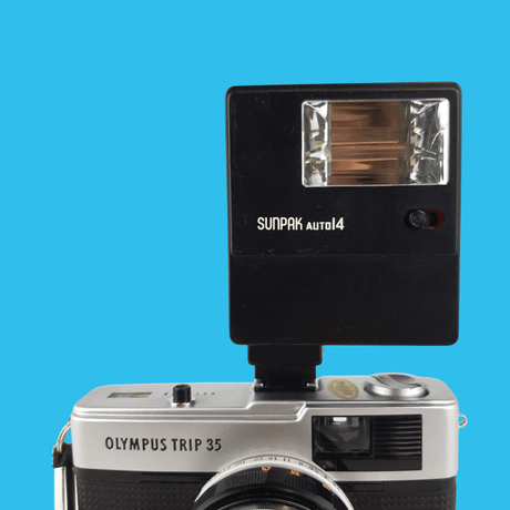 Sunpak Auto14 External Flash Unit for 35mm Film Camera