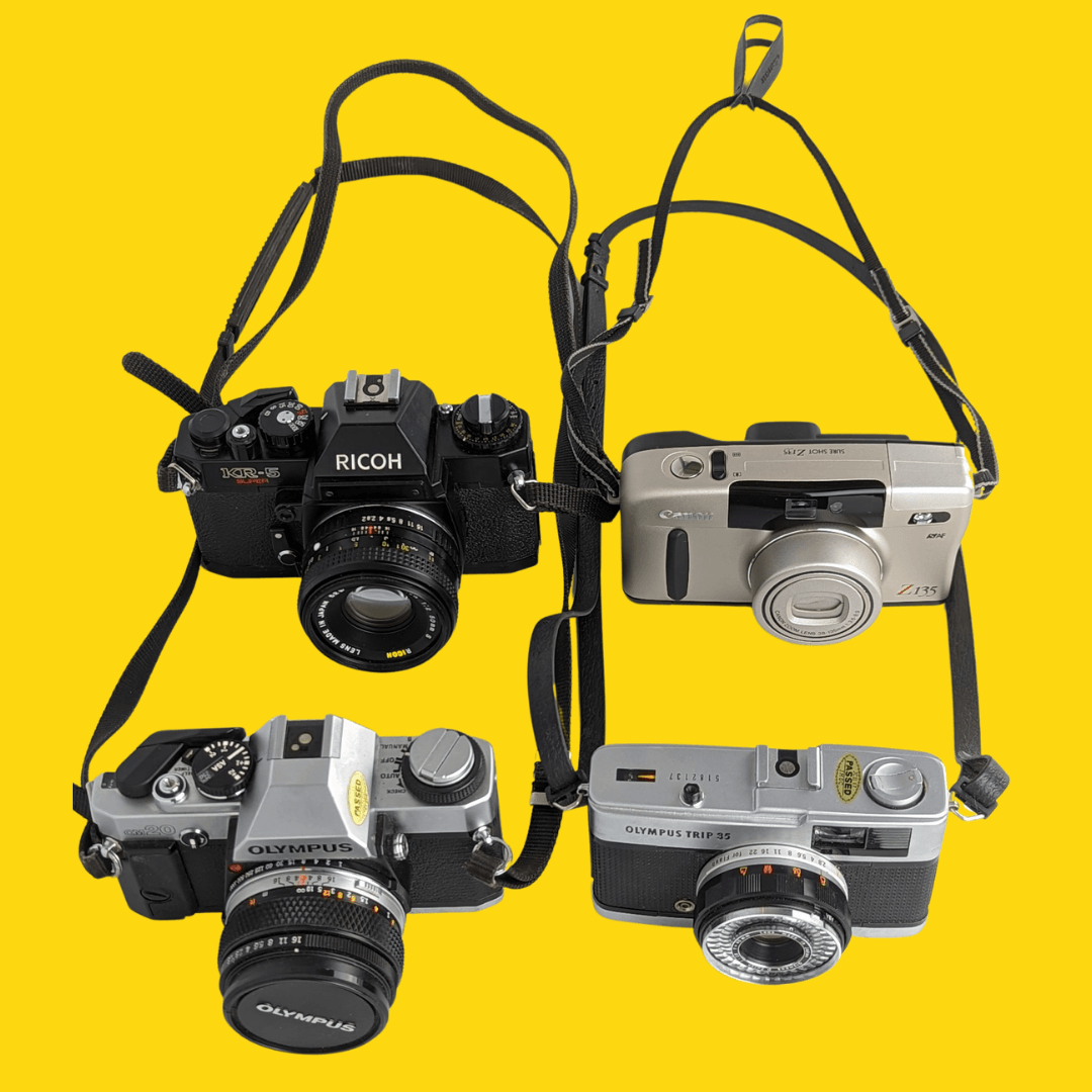 Thin Black SLR Vintage Camera Strap Film Camera Store