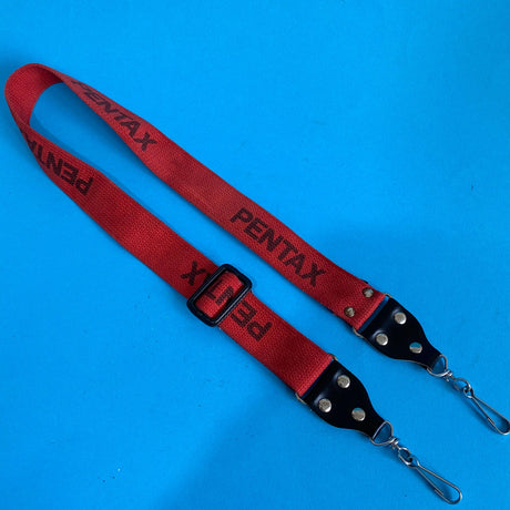 Vintage Pentax Red SLR Camera Strap