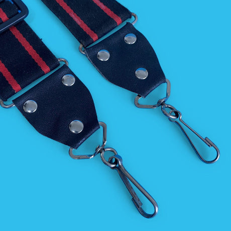 Vintage Red & Black SLR Camera Strap