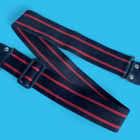 Vintage Red & Black SLR Camera Strap
