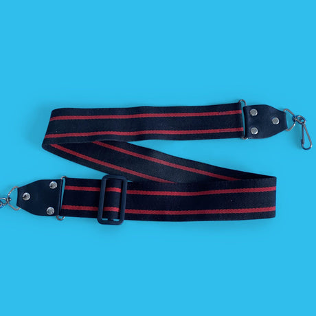 Vintage Red & Black SLR Camera Strap