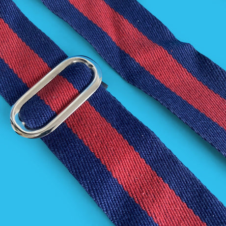 Vintage Red & Blue SLR Camera Strap