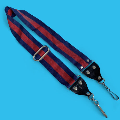 Vintage Red & Blue SLR Camera Strap