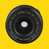 Vivitar 28mm Wide Angle f/2.8 Camera Lens