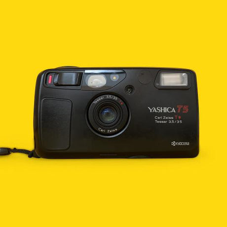 Yashica T5 Black 35mm Film Camera Point and Shoot