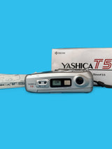 Yashica T5 Silver 35mm Film Camera Point and Shoot (No Box included)