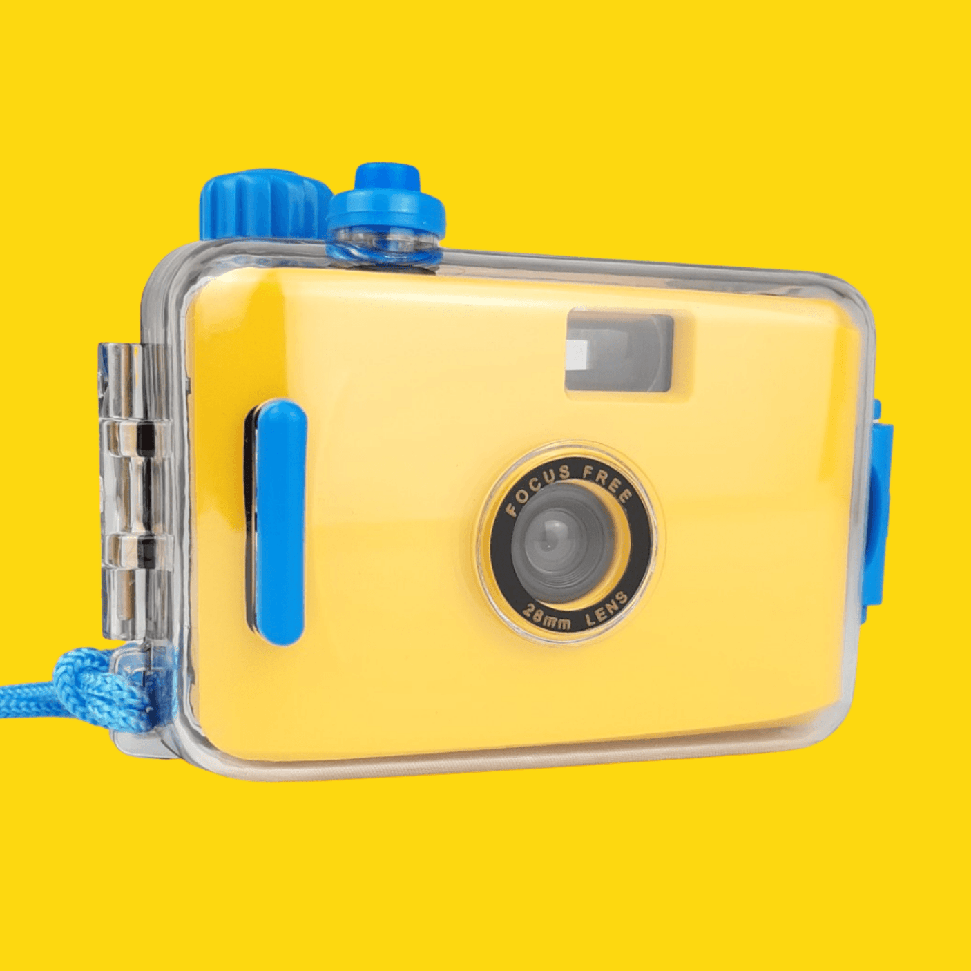 Yellow Underwater Focus Free 35mm Point and Shoot Film Camera