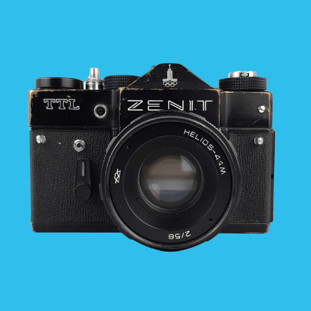 Zenit TTL Vintage 35mm SLR Film Camera with Prime Lens