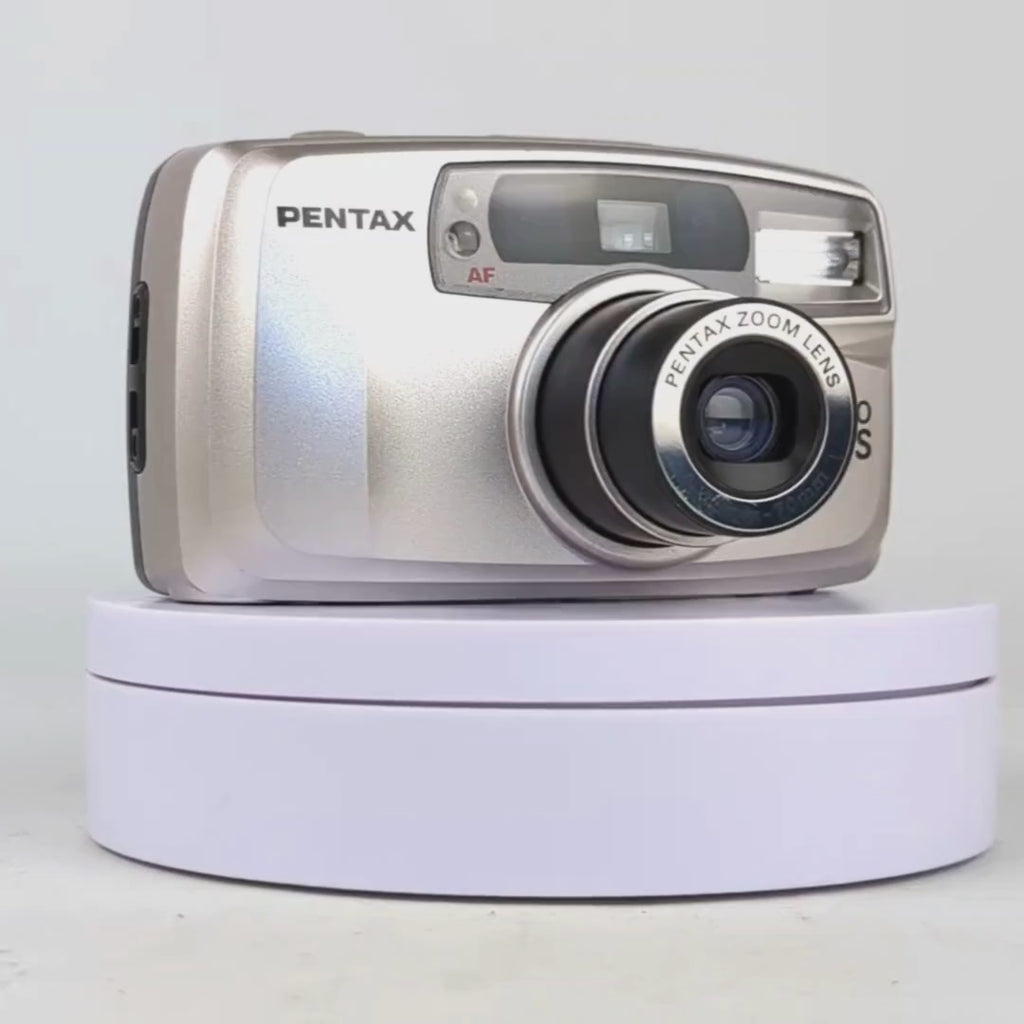Pentax ESPIO 738S SILVER 35mm Film Camera Point and Shoot — Film Camera