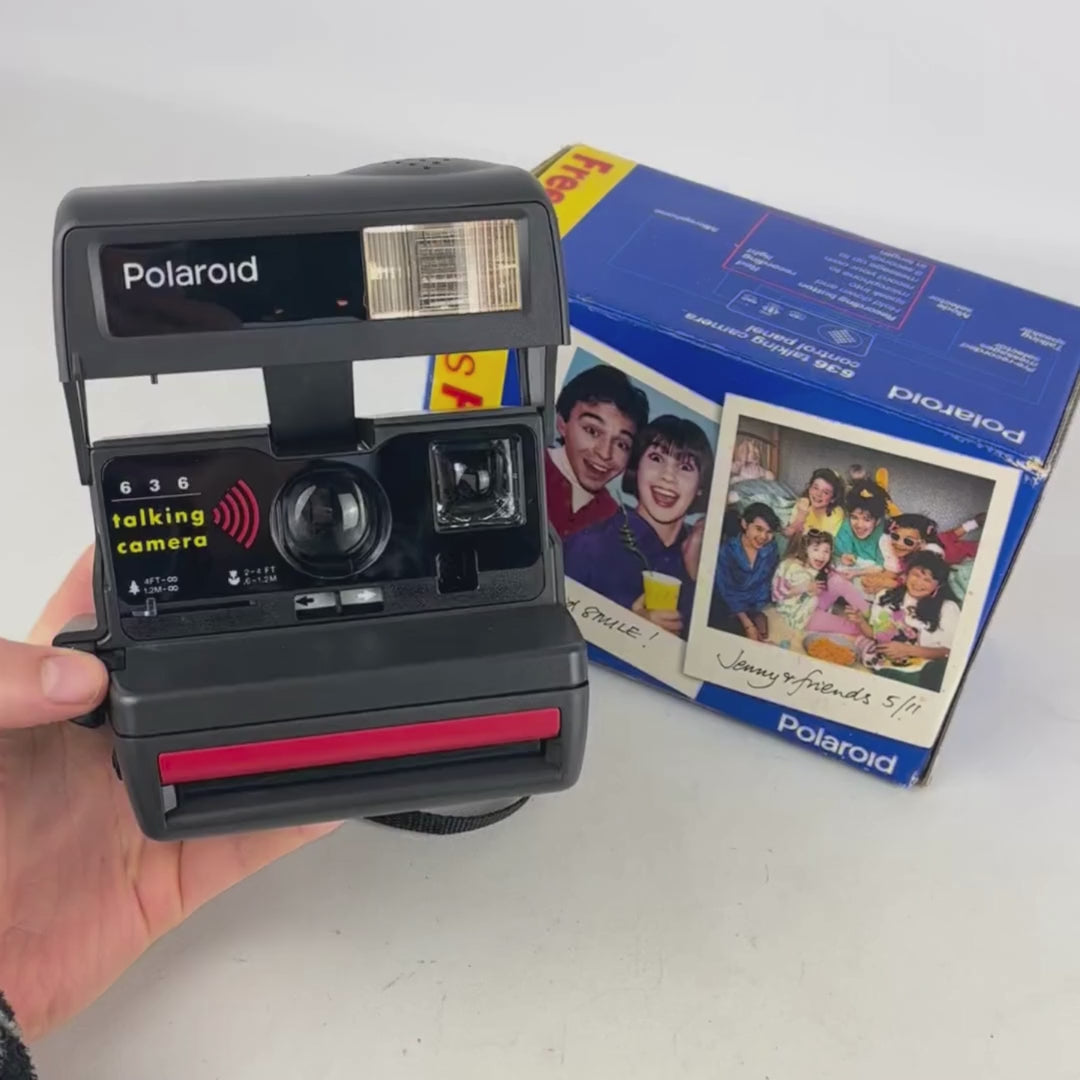 Retro Polaroid Talking Camera 636 (FILM NOT INCLUDED)